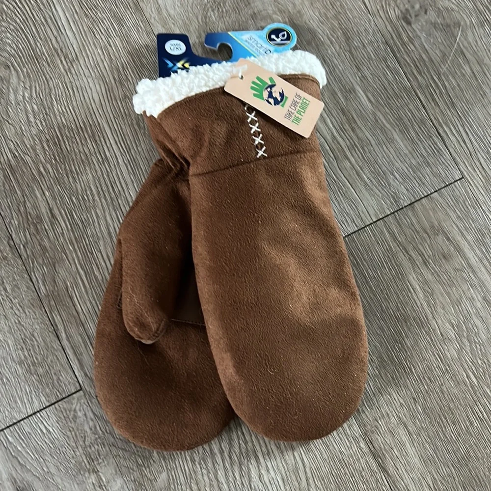 Isotoner SmartDri microsuede mittens